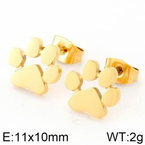 SS Gold-Plating Earring - KE80719-K
