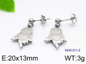 Stainless Steel Earring - KE81371-Z