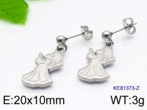 Stainless Steel Earring - KE81373-Z