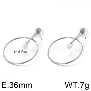 Stainless Steel Earring - KE81948-K