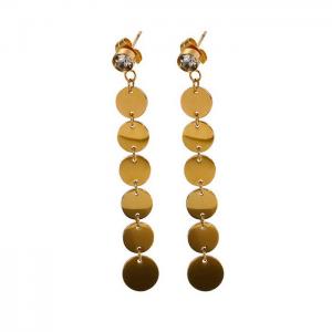 Stainless Steel Stone&Crystal Earring - KE81974-KA