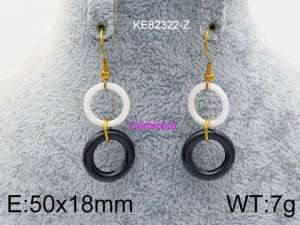 SS Gold-Plating Earring - KE82322-Z