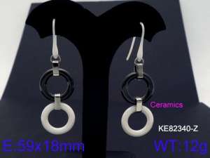 Stainless Steel Earring - KE82340-Z