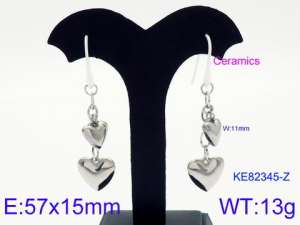 Stainless Steel Earring - KE82345-Z