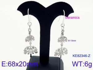 Stainless Steel Earring - KE82346-Z