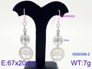 Stainless Steel Earring - KE82358-Z