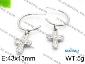 Stainless Steel Earring - KE82558-Z