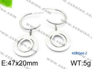 Stainless Steel Earring - KE82566-Z