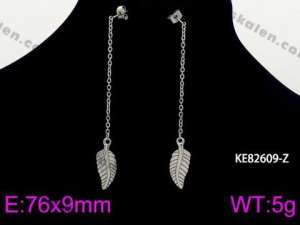 Stainless Steel Earring - KE82609-Z