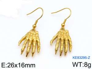 SS Gold-Plating Earring - KE83295-Z