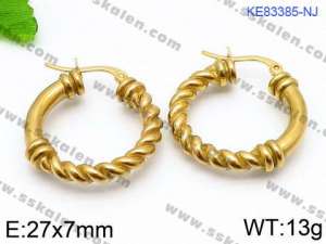 SS Gold-Plating Earring - KE83385-NJ