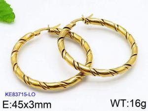 SS Gold-Plating Earring - KE83715-LO