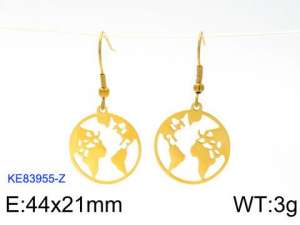 SS Gold-Plating Earring - KE83955-Z