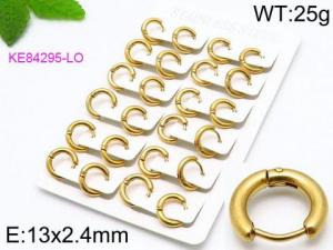 SS Gold-Plating Earring - KE84295-LO