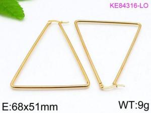 SS Gold-Plating Earring - KE84316-LO