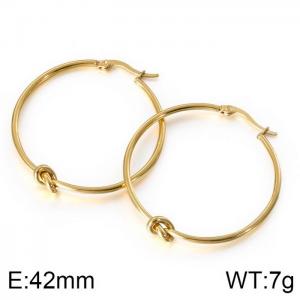 SS Gold-Plating Earring - KE84404-KFC