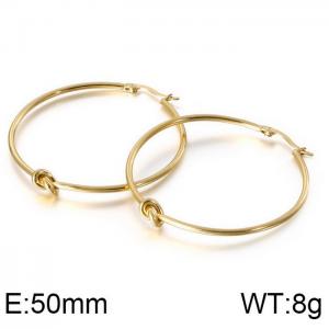 SS Gold-Plating Earring - KE84405-KFC