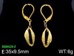 SS Gold-Plating Earring - KE84529-Z