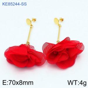 SS Gold-Plating Earring - KE85244-SS