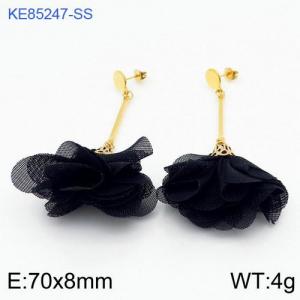 SS Gold-Plating Earring - KE85247-SS