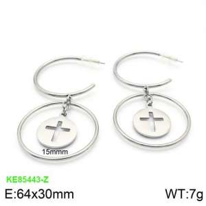 Stainless Steel Earring - KE85443-Z