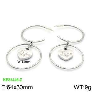 Stainless Steel Earring - KE85446-Z