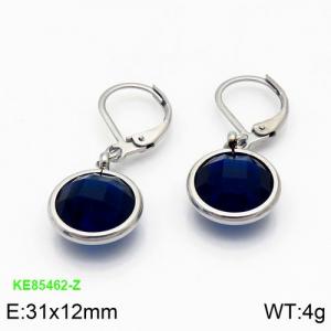 Stainless Steel Stone&Crystal Earring - KE85462-Z