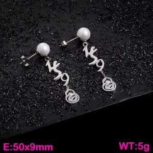 Stainless Steel Earring - KE85885-K