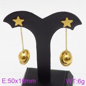 SS Gold-Plating Earring - KE86210-KFC