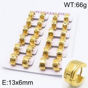 SS Gold-Plating Earring - KE86426-XY