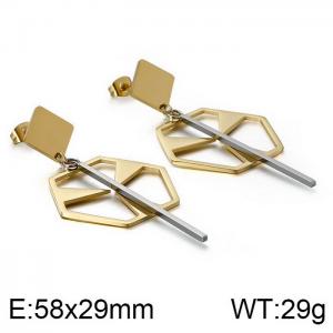 SS Gold-Plating Earring - KE86460-KFC