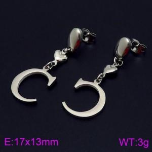 Stainless Steel Earring - KE86498-Z