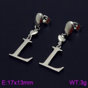 Stainless Steel Earring - KE86507-Z