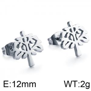 Stainless Steel Earring - KE86563-K