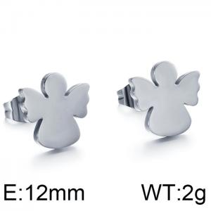 Stainless Steel Earring - KE86566-K