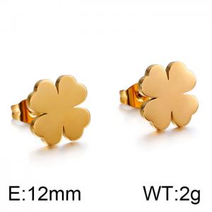 SS Gold-Plating Earring - KE86579-K