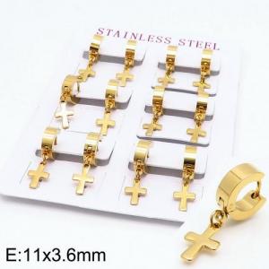 SS Gold-Plating Earring - KE86791-LO