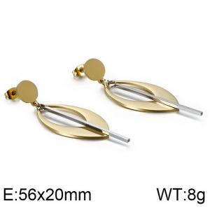 SS Gold-Plating Earring - KE86816-KFC