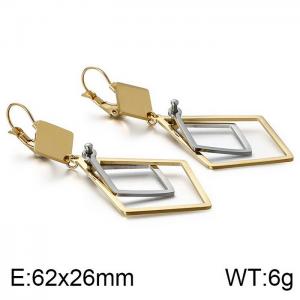 SS Gold-Plating Earring - KE86823-KFC