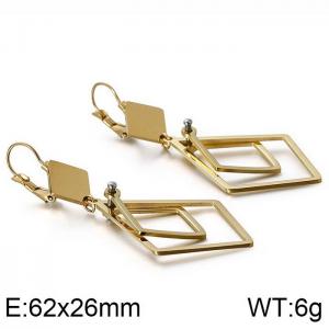 SS Gold-Plating Earring - KE86825-KFC