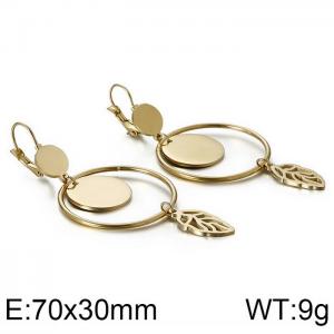 SS Gold-Plating Earring - KE86830-KFC