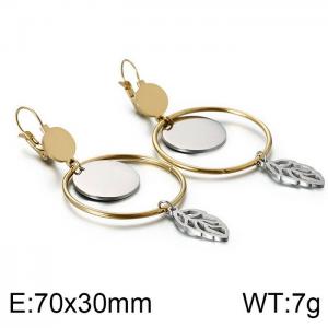 SS Gold-Plating Earring - KE86831-KFC