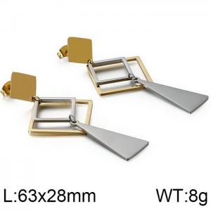 SS Gold-Plating Earring - KE86948-KFC