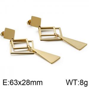 SS Gold-Plating Earring - KE86950-KFC