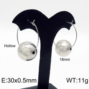 Stainless Steel Earring - KE87129-Z