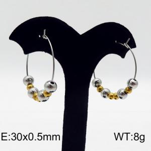 SS Gold-Plating Earring - KE87132-Z