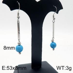 Stainless Steel Stone&Crystal Earring - KE87629-Z