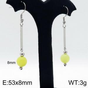 Stainless Steel Stone&Crystal Earring - KE87630-Z