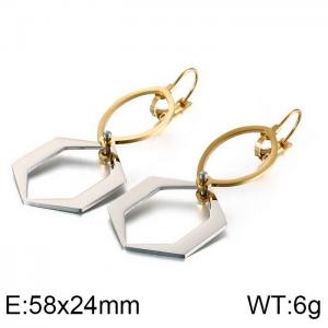 SS Gold-Plating Earring - KE87667-KFC