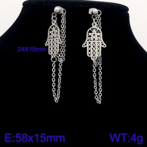 Stainless Steel Earring - KE87740-Z